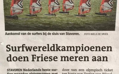 Surfwereldkampioenen doen Friese meren aan