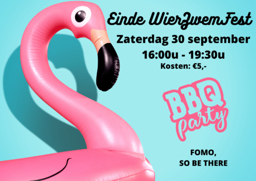 Einde WierZwemFest Poster