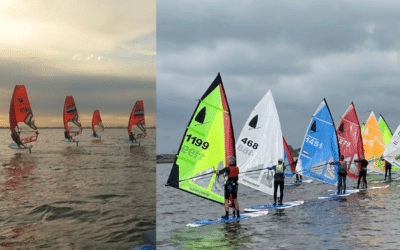 Aankondiging windsurfwedstrijd 6 april