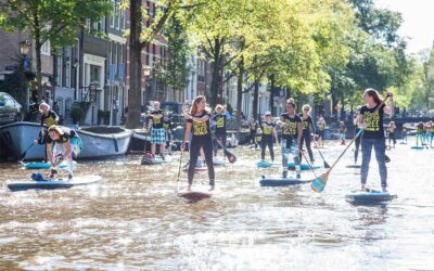 SUP tocht Naarden-Vesting
